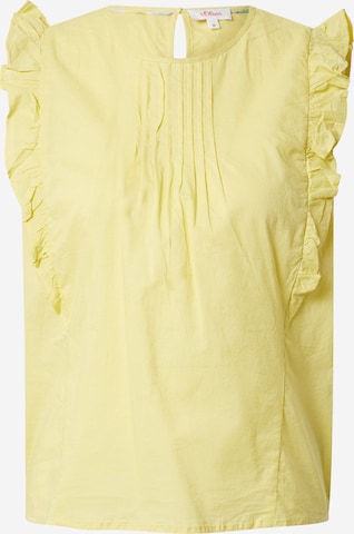 Camicia da donna di s.Oliver in giallo: frontale