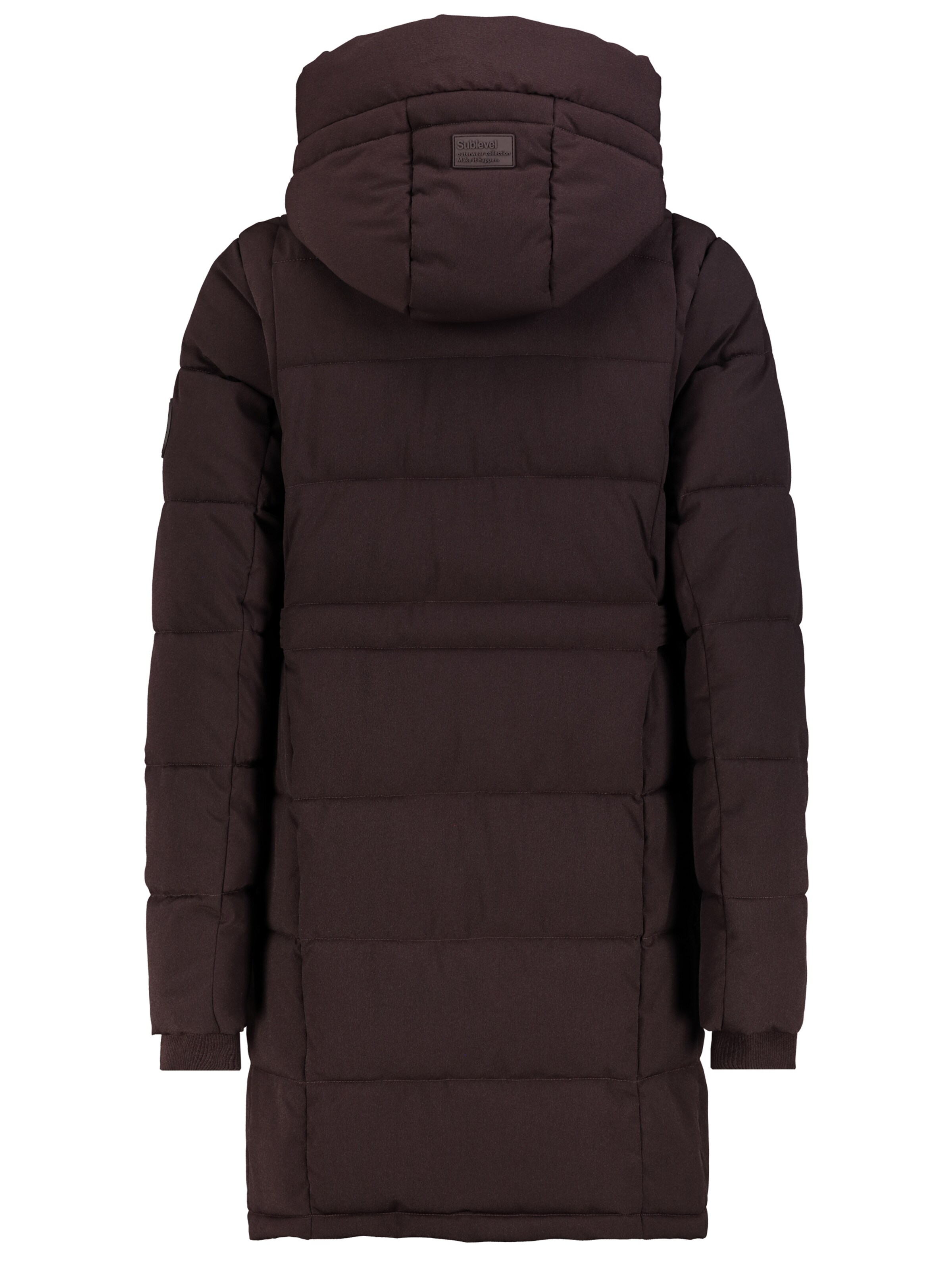 Sublevel Wintermantel in Bruin
