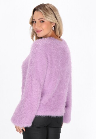 Pull-over faina en violet