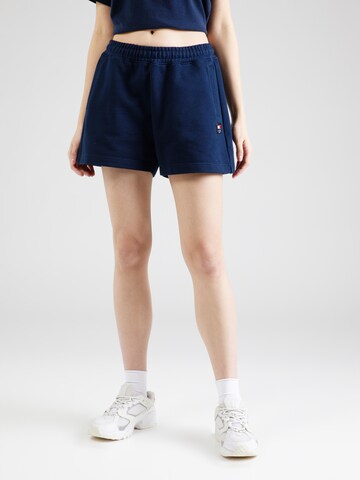 Tommy Jeans Loosefit Shorts in Blau: predná strana