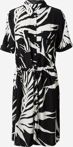 COMMA Shirt Dress in Black: front