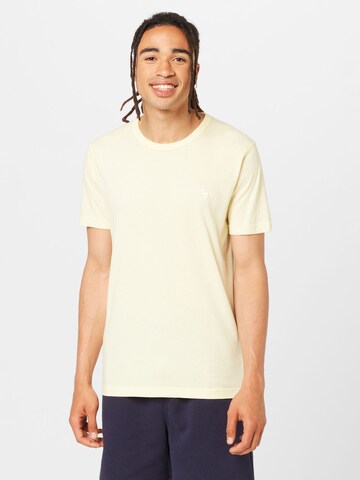 Abercrombie & Fitch T-shirt 'ELEATED' i gul: framsida