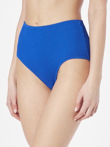 Monki Bikini Bottoms in Blue: front