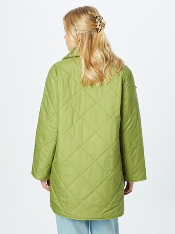 UNITED COLORS OF BENETTON Between-Seasons Coat 'HEAVY' in Green