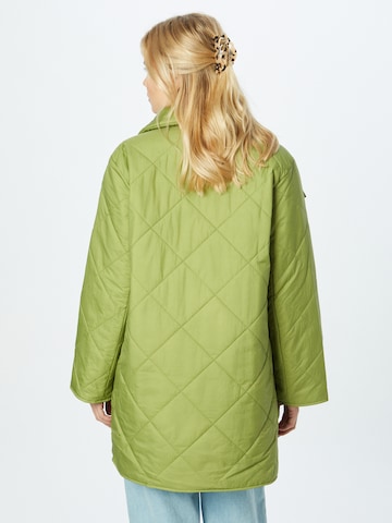 UNITED COLORS OF BENETTON Přechodný kabát 'HEAVY' – zelená