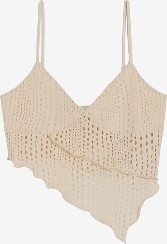 Bershka Top in Beige: predná strana