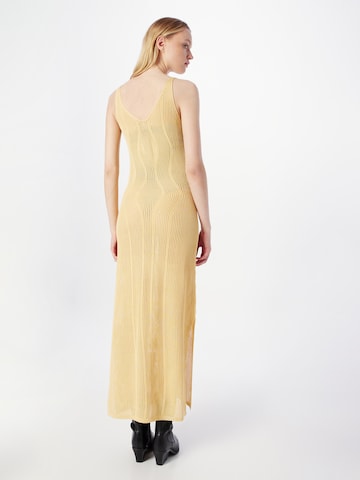 SECOND FEMALE Knitted dress 'Amalfi' in Gold