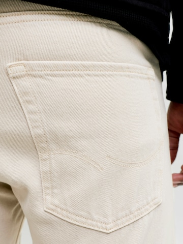 JACK & JONES Loosefit Τζιν 'JJIChris JJOriginal' σε μπεζ