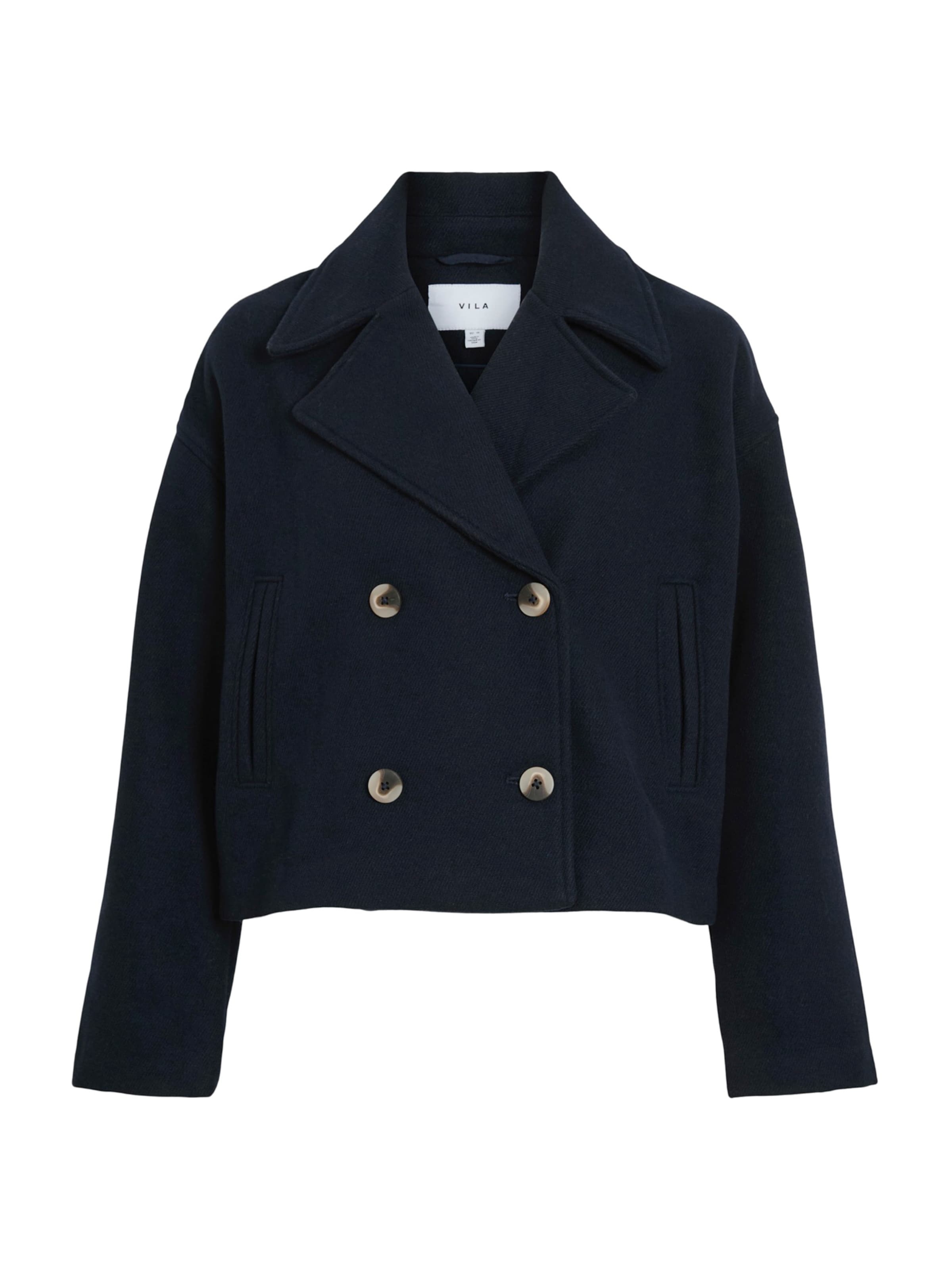 VILA Tussenjas 'VIKAMINA' in Blauw: voorkant