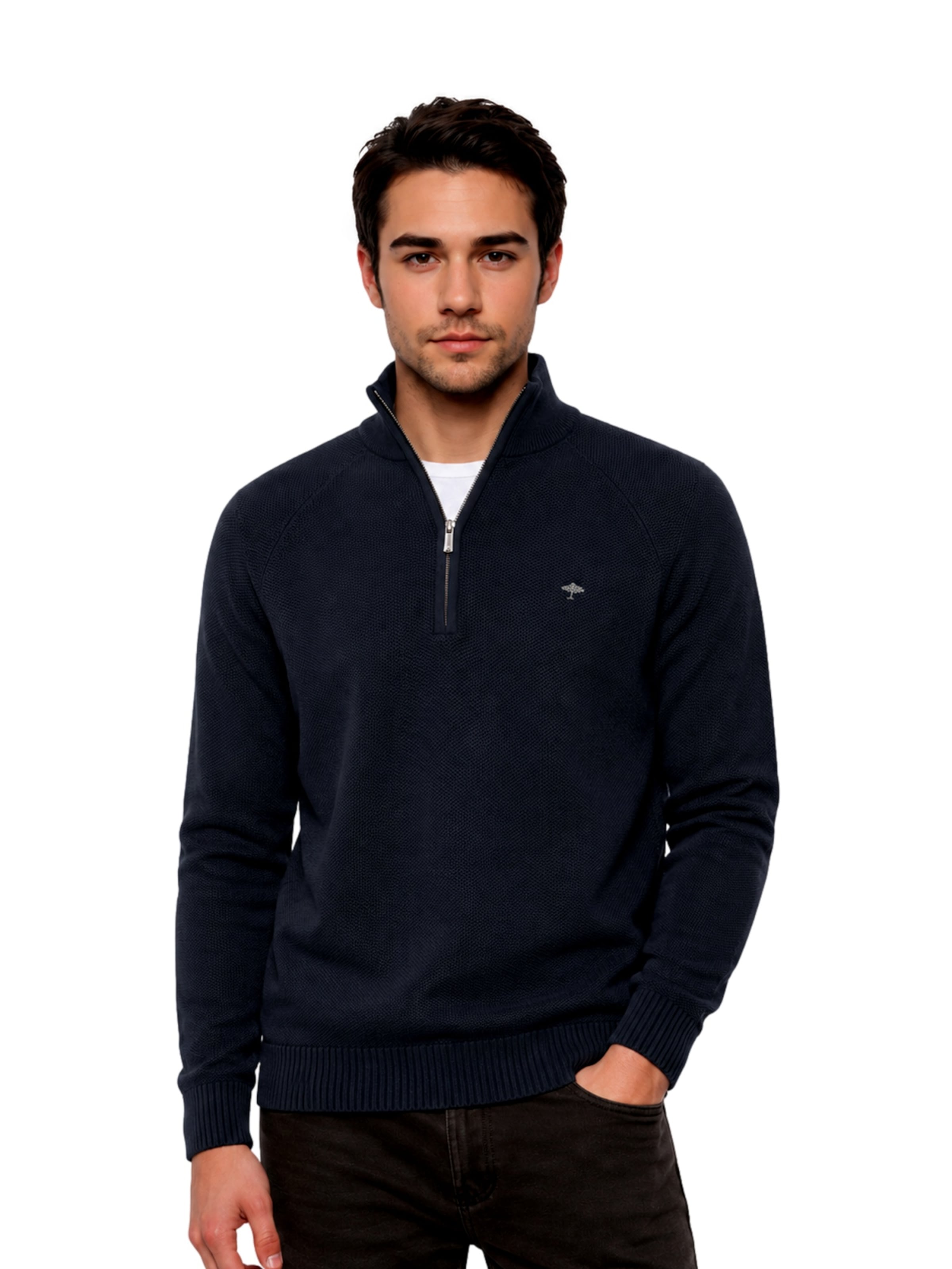 FYNCH-HATTON Pullover in Blau: Vorderseite