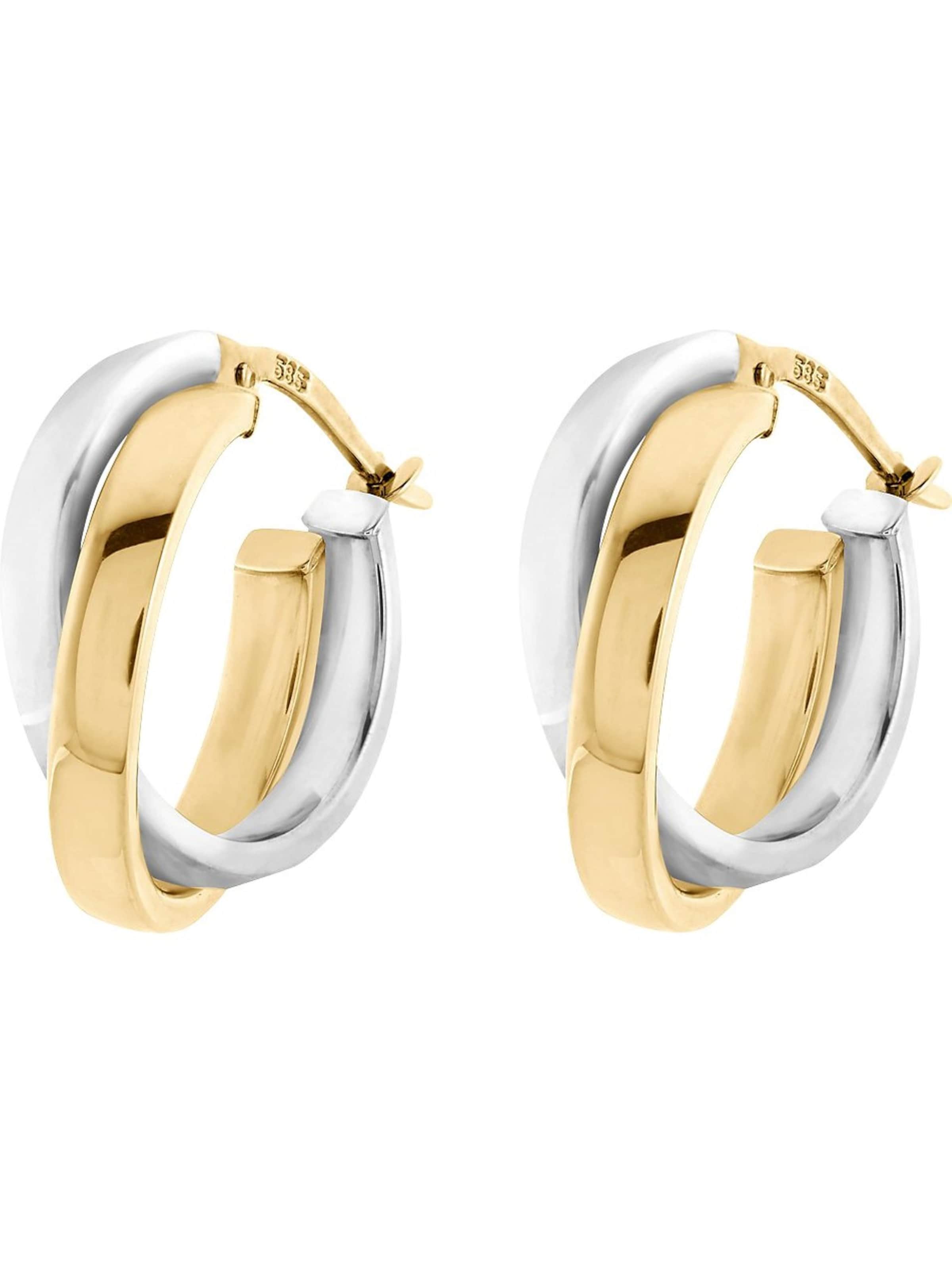 CHRIST Ohrringe in Gold: Vorderseite