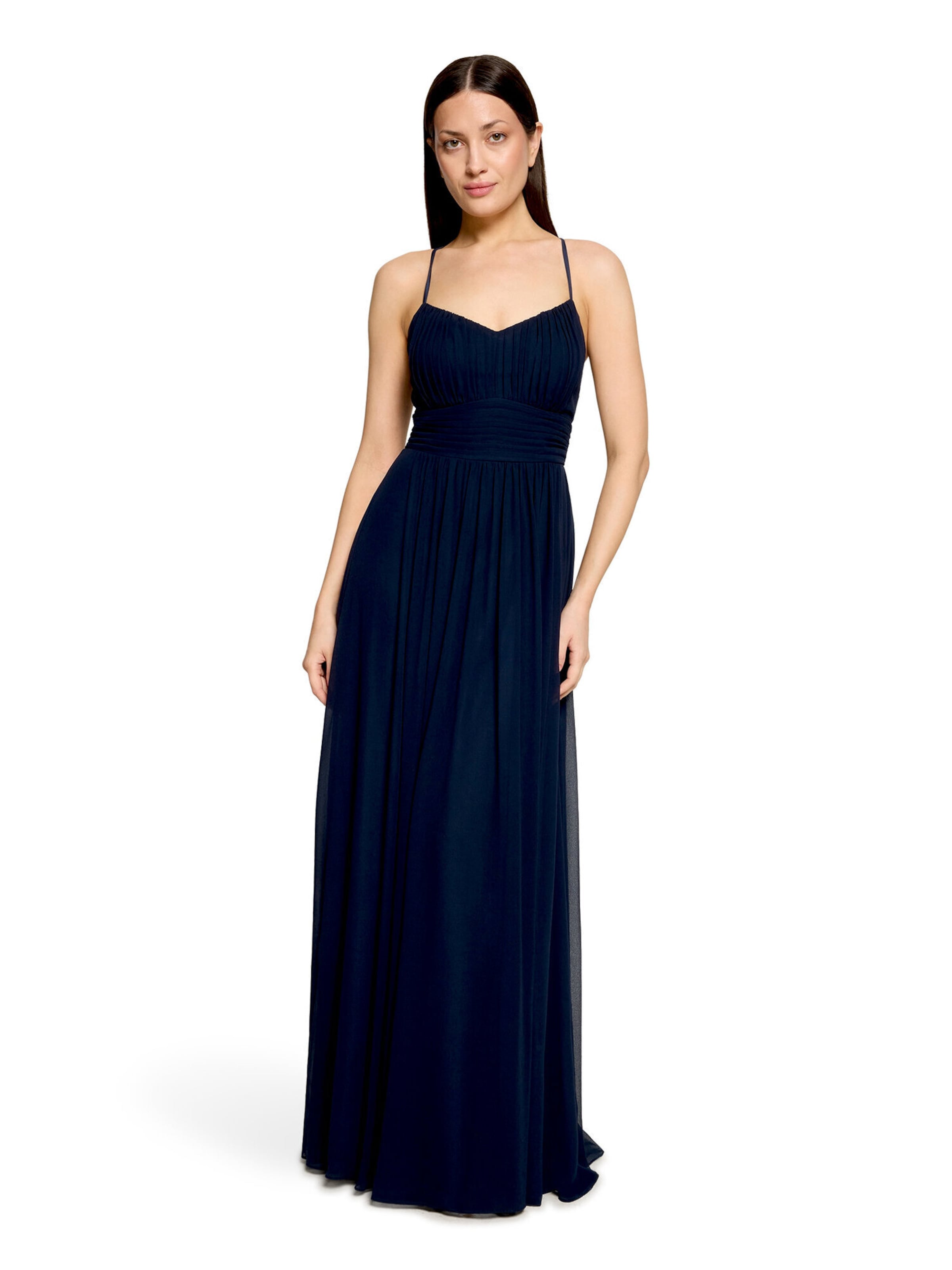 Robe de soirée Vera Mont en bleu : devant