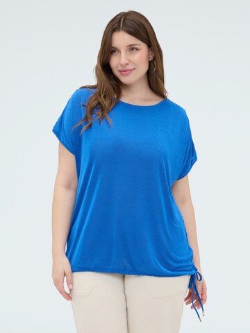 T-shirt Fiorella Rubino en bleu