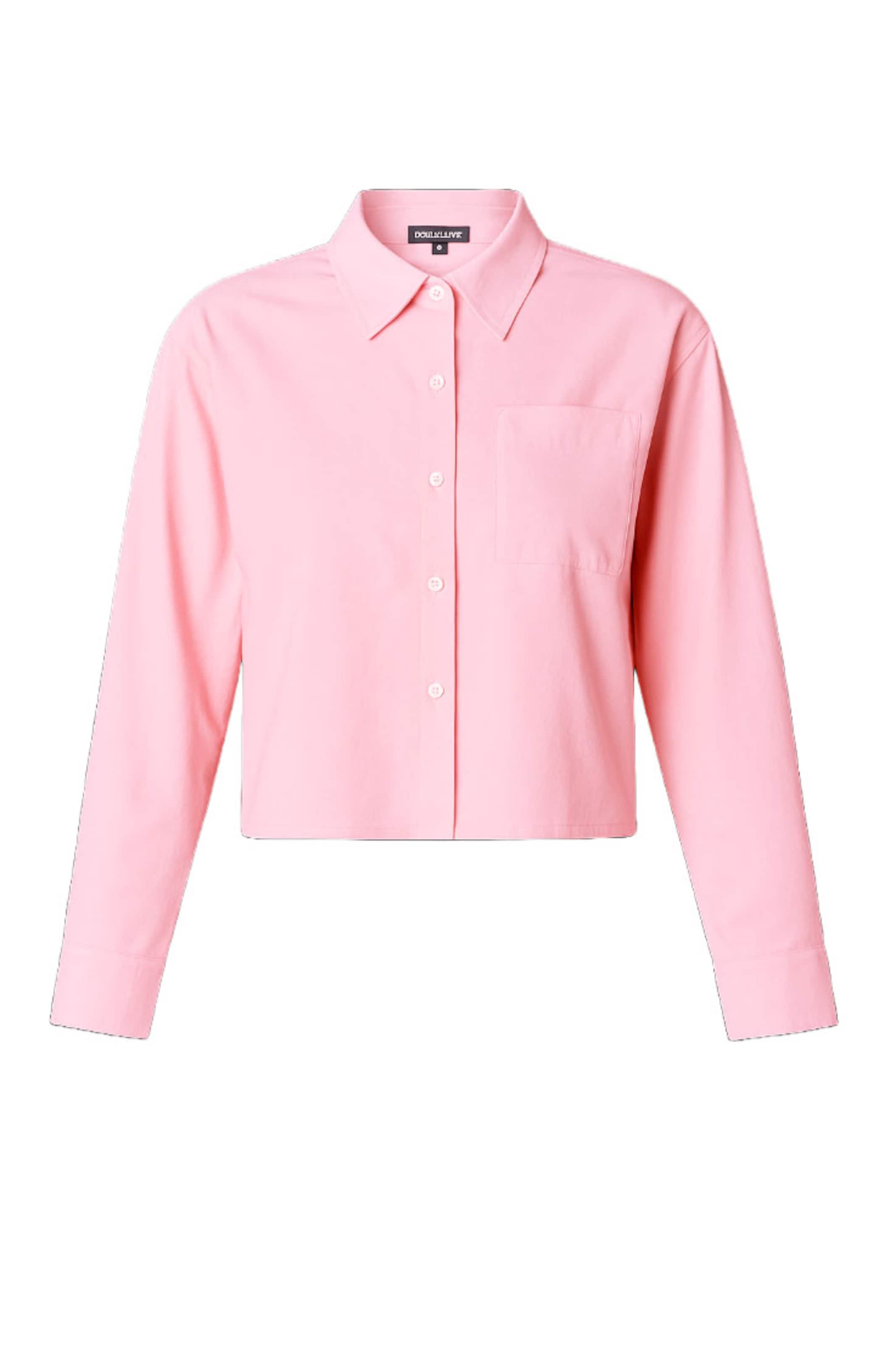 BASE LEVEL CURVY Blouse in Pink: front