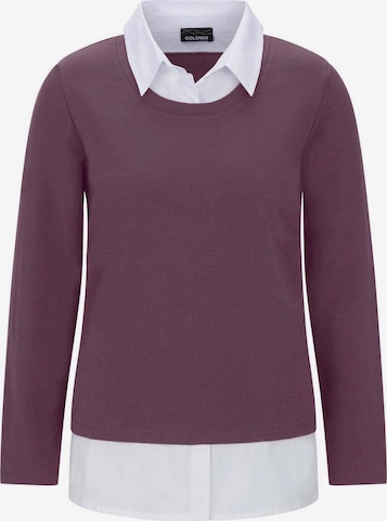Sweat-shirt Goldner en violet : devant