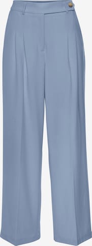 LASCANA Trousers with creases in Blue: front