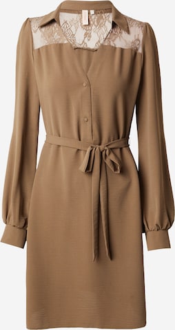 ONLY Shirt dress 'METTE' in Brown: front