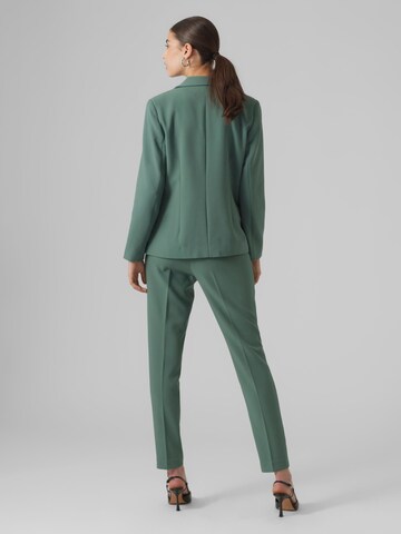 VERO MODA Tapered Trousers with creases in Green
