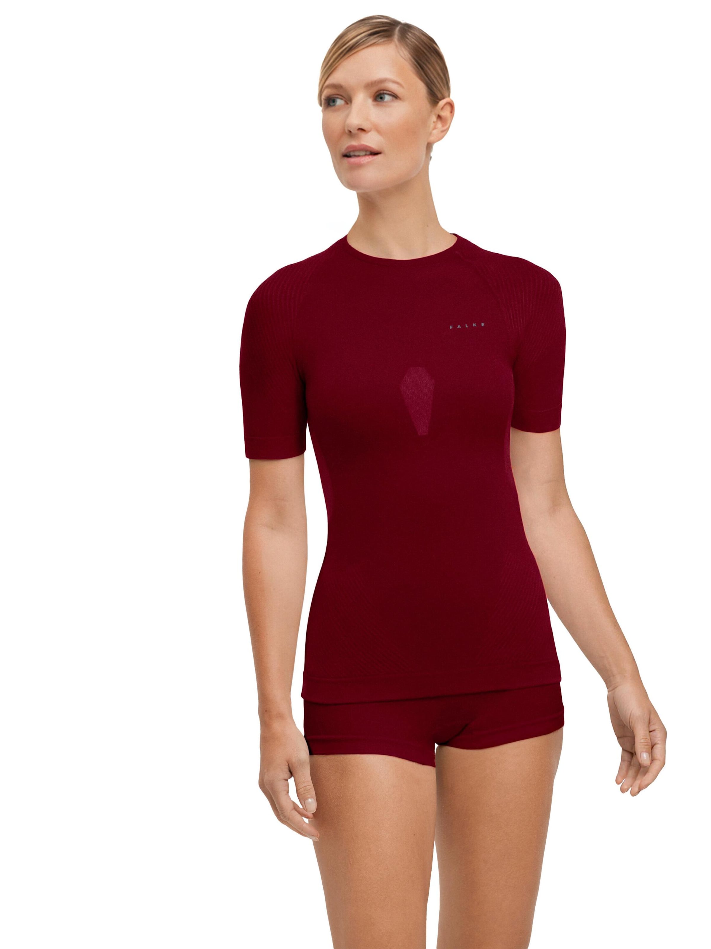 FALKE Base Layer in Red: front