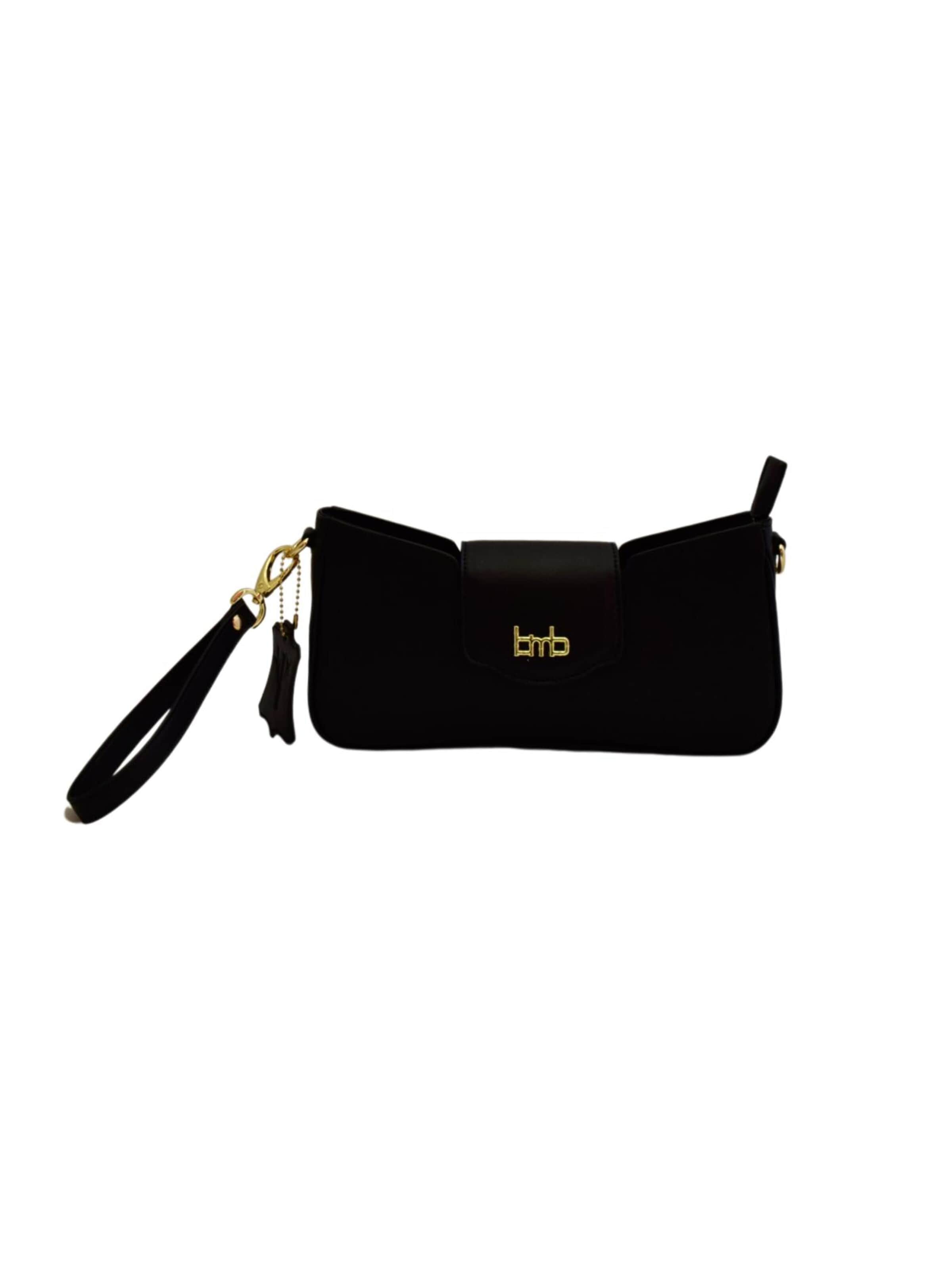 BMB BAGS Clutch 'Racquel' in Zwart