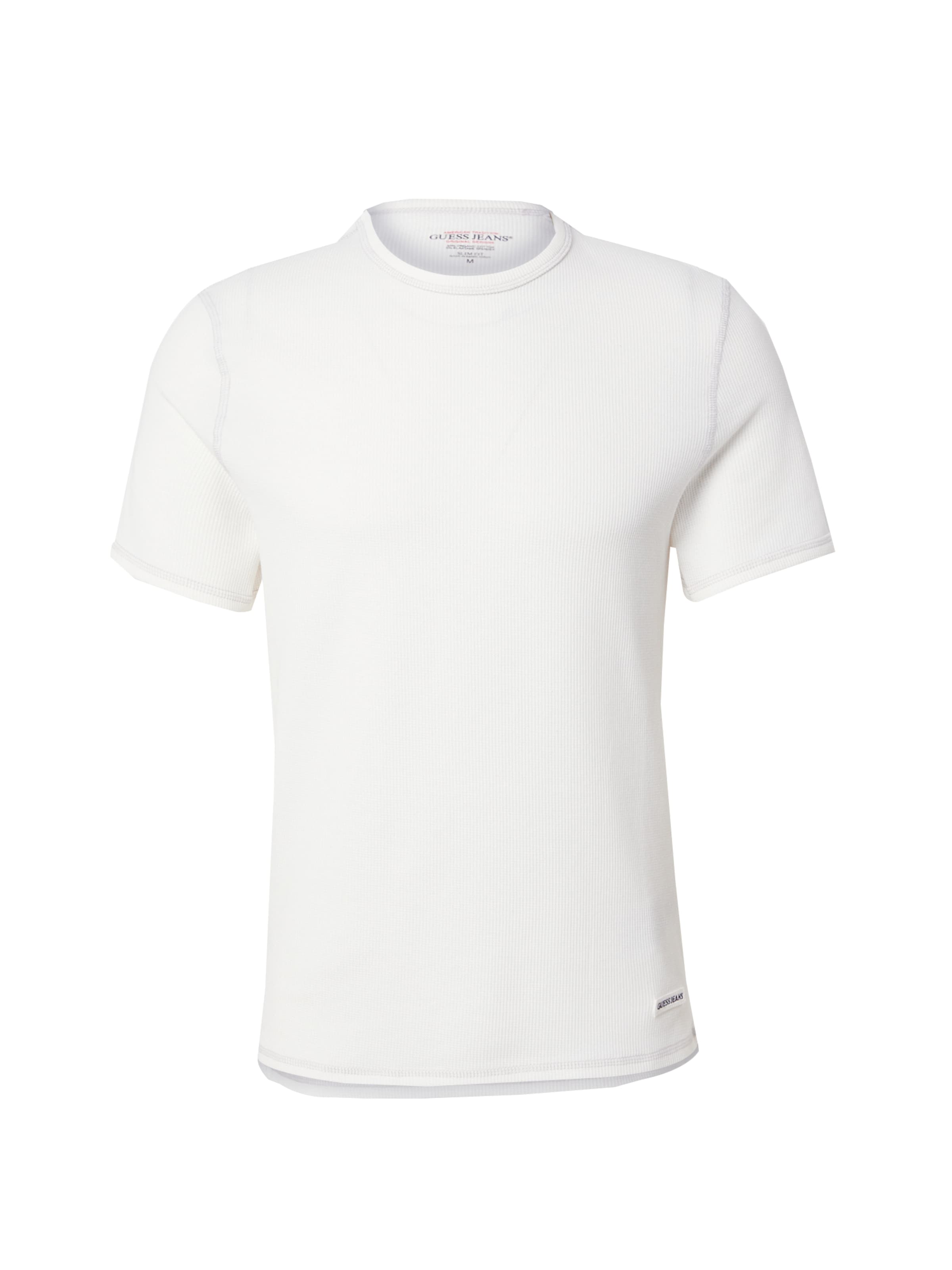 GUESS JEANS T-shirt i vit: framsida