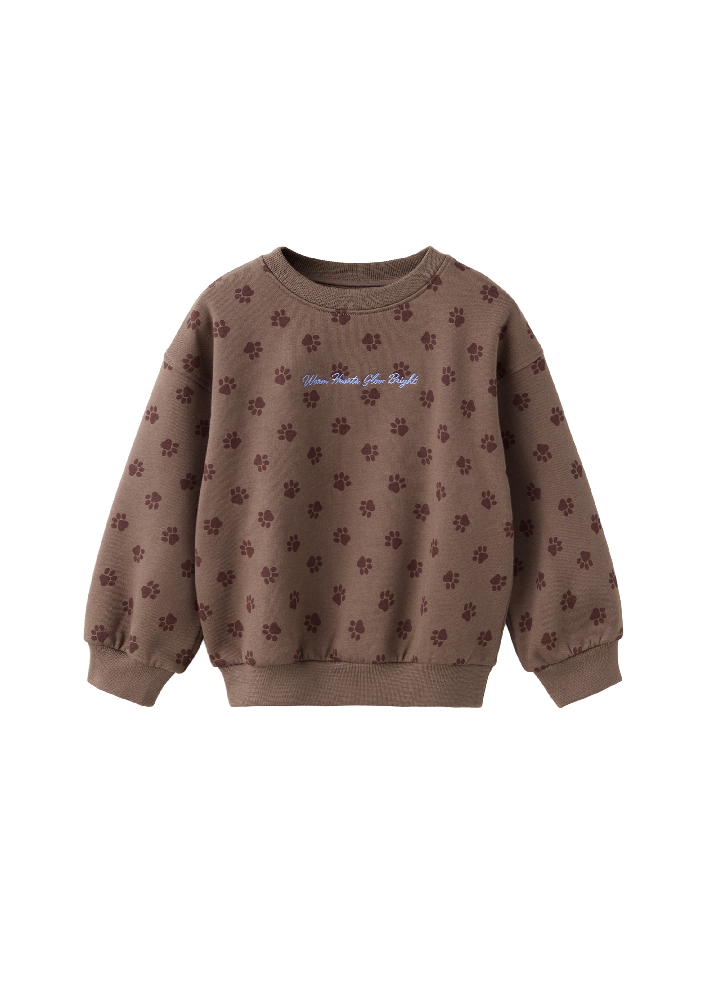 MANGO KIDS Sweatshirt i brun: framsida