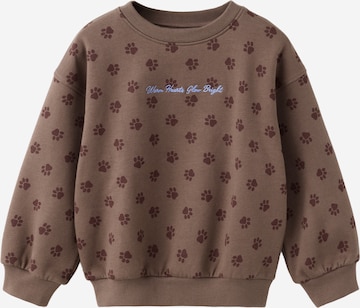 MANGO KIDS Sweatshirt in Brown: front