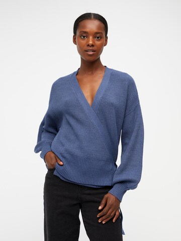 OBJECT Knit Cardigan 'MALENA' in Blue: front