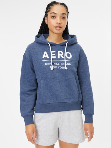AÉROPOSTALE Sweatshirt in Blue: front