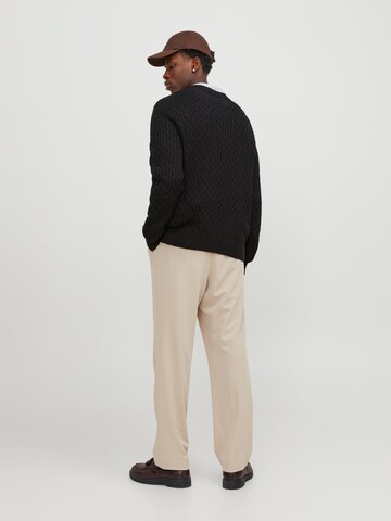 JACK & JONES Sweter 'COSY' w kolorze czarny