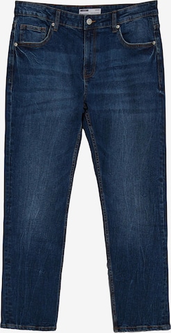 Bershka Skinny Jeans in Blauw: voorkant