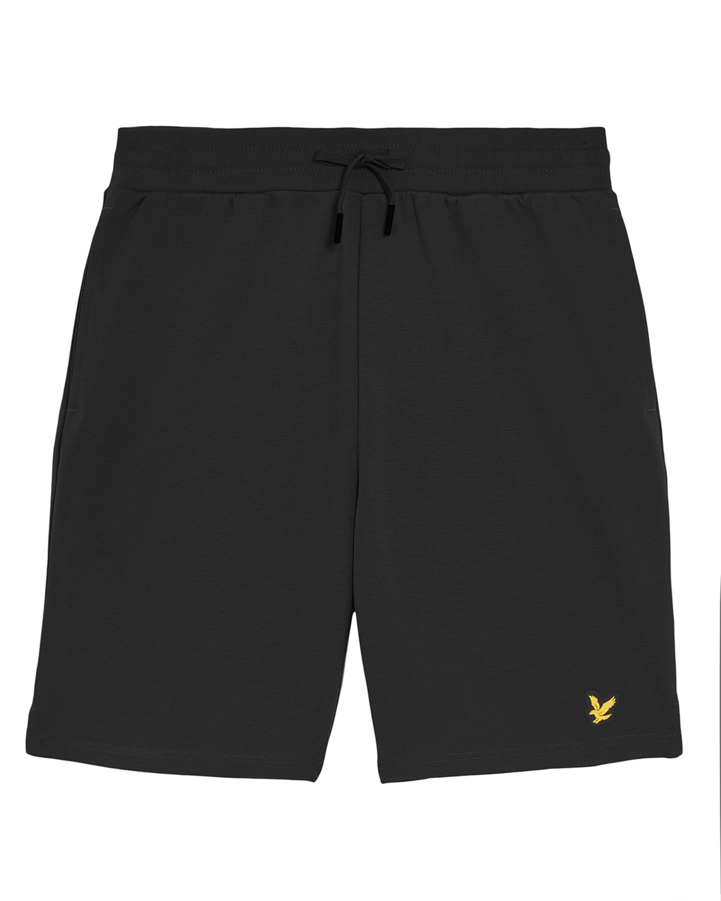 Lyle & Scott Broek 'Fly Fleece' in Zwart: voorkant