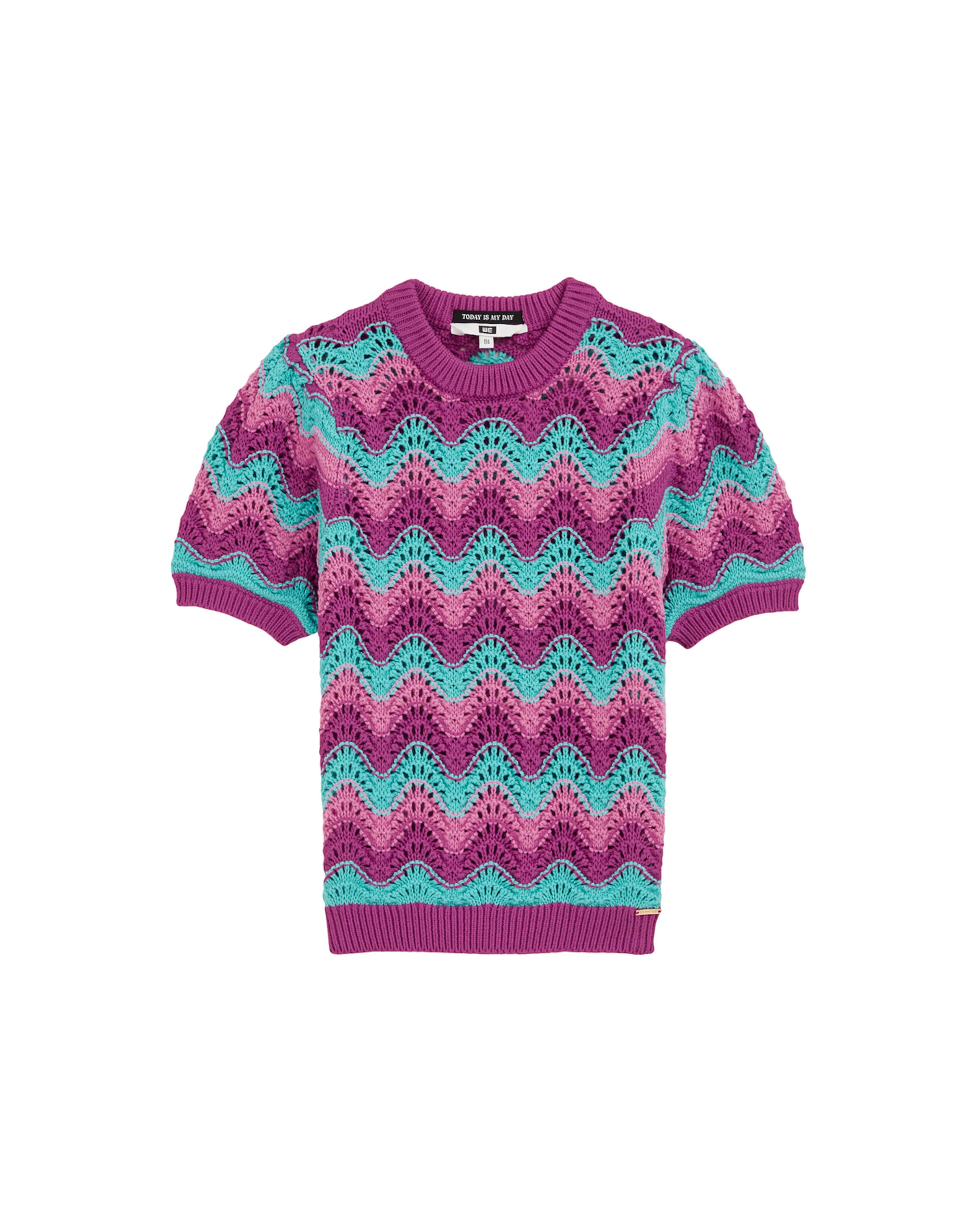 WE Fashion Pullover in Lila: Vorderseite