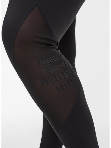 Skinny Pantalon fonctionnel 'ATEXT' Active by Zizzi en noir