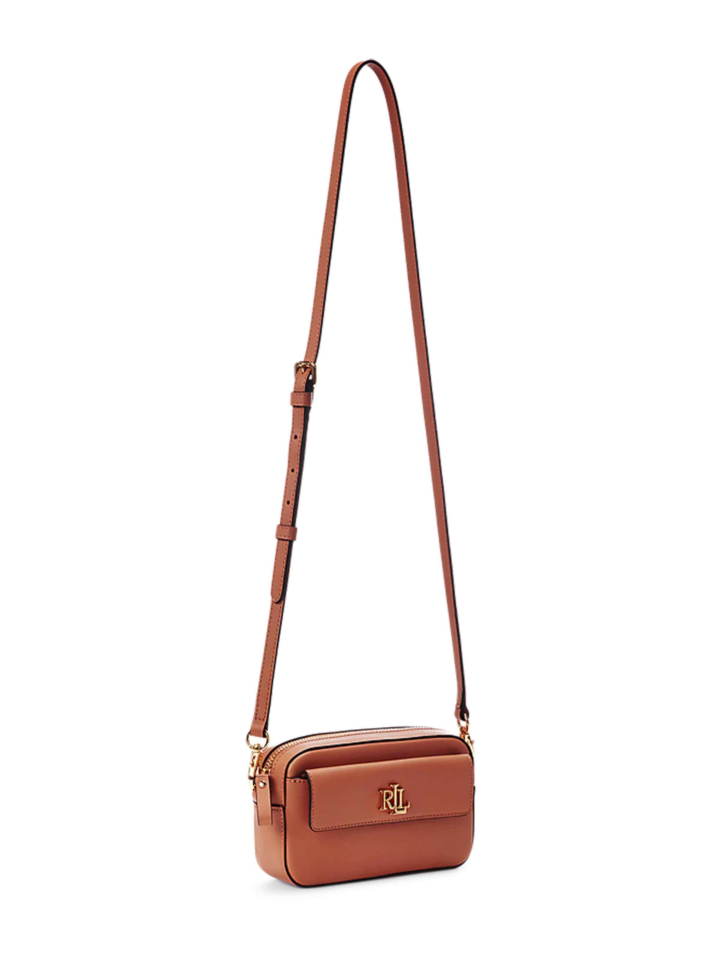 Lauren Ralph Lauren Taška cez rameno - Hnedá: predná strana