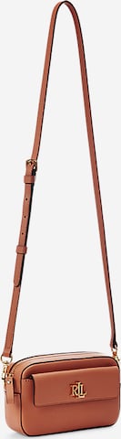 Sac à bandoulière Lauren Ralph Lauren en marron : devant