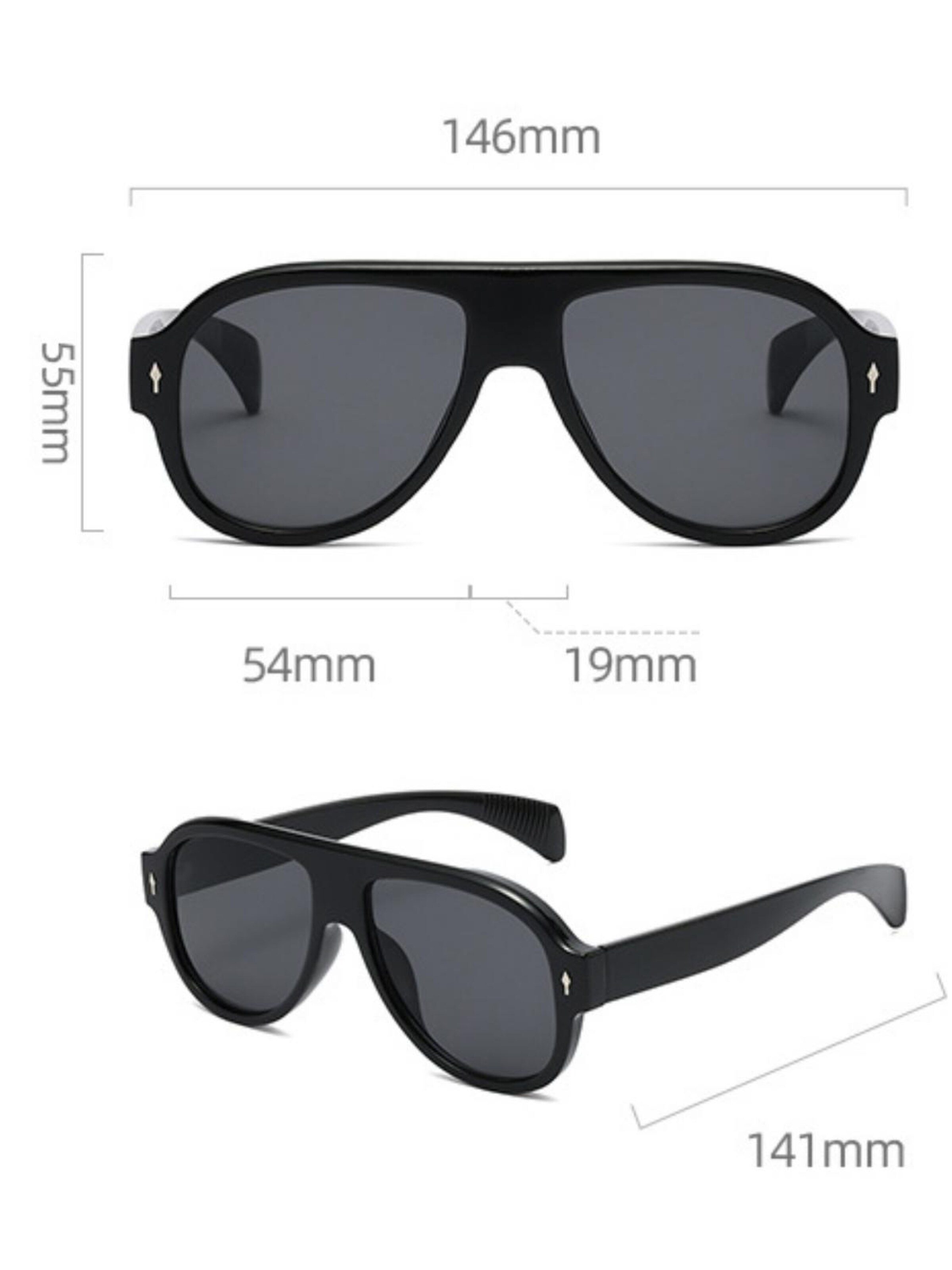 VEYREY Sunglasses in Black