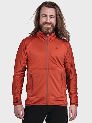 Veste en polaire fonctionnelle 'Cascata' Schöffel en rouge : devant