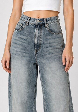 Elara Vat Jeans in Blauw