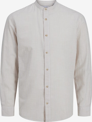 Chemise 'JJESummer' JACK & JONES en beige : devant