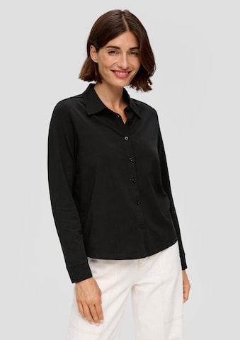 s.Oliver Blouse in Black: front