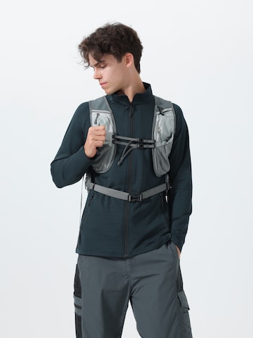 Youthup Sportstrickjacke in Grau