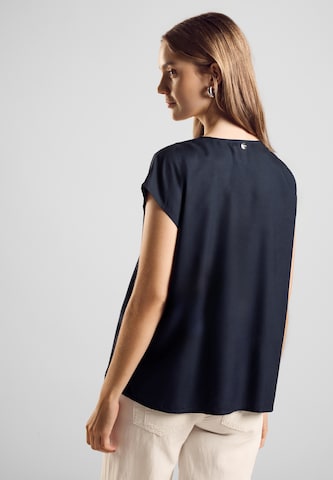 STREET ONE Bluse in Blau