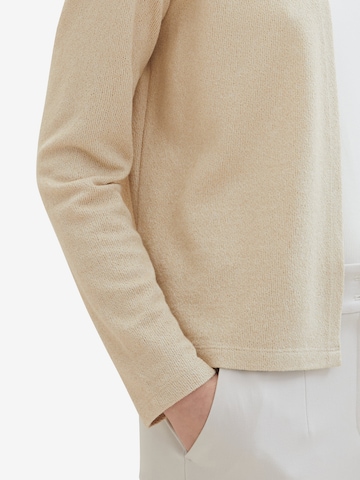 TOM TAILOR Knit cardigan in Beige