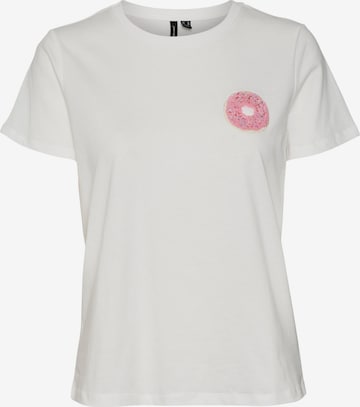VERO MODA Shirt 'MIAFRANCIS' in Wit: voorkant