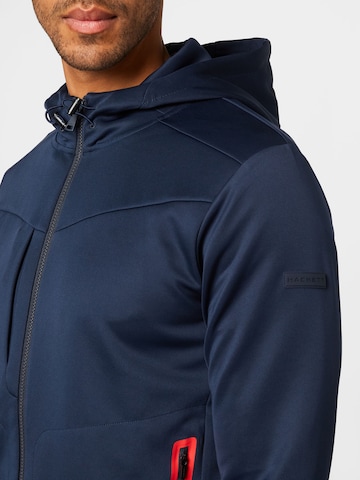 Hackett London Zip-Up Hoodie in Blue