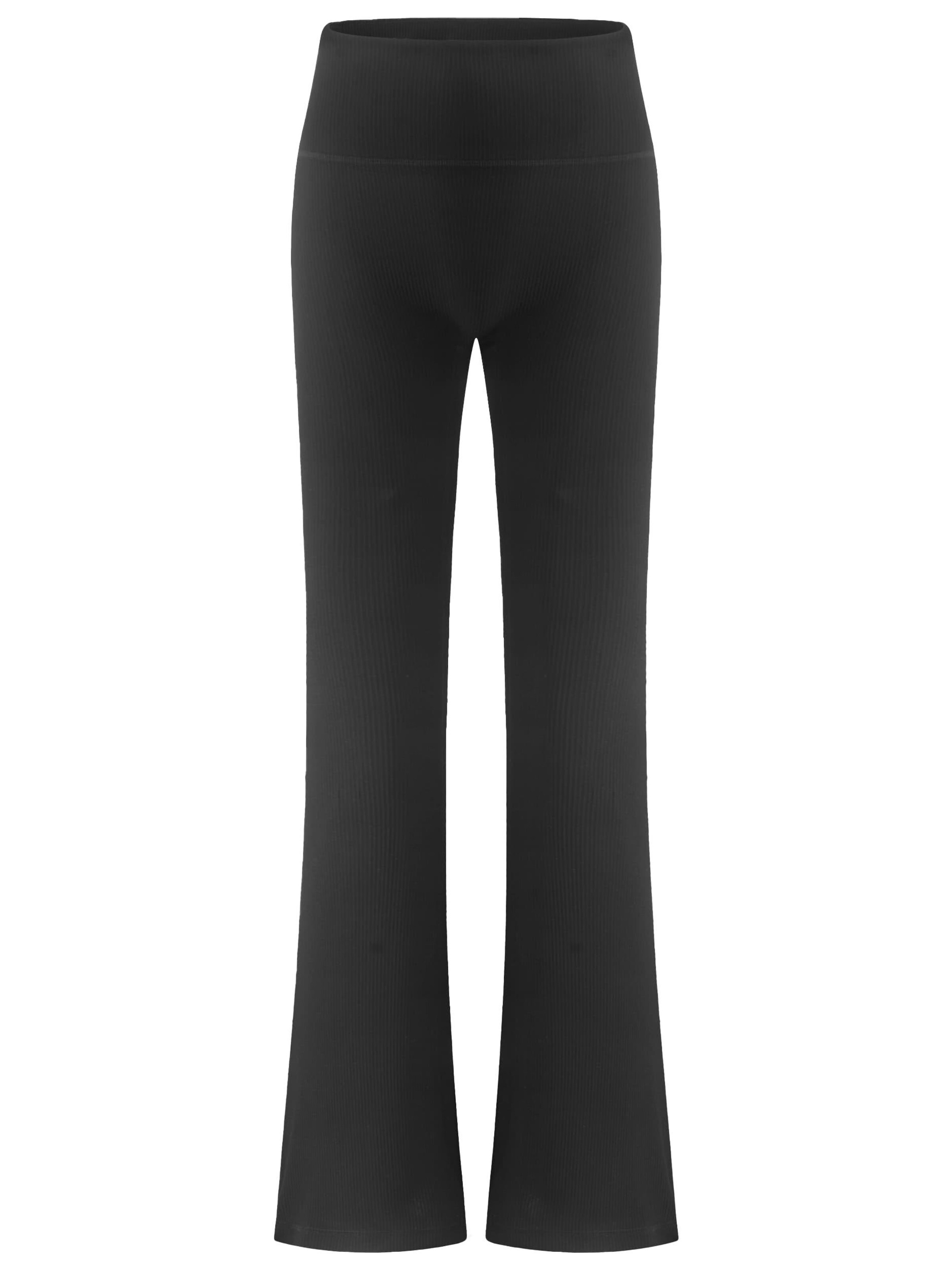 SASSYCLASSY Flared Leggings‌‌‌‌‌‌ in Schwarz: Vorderseite