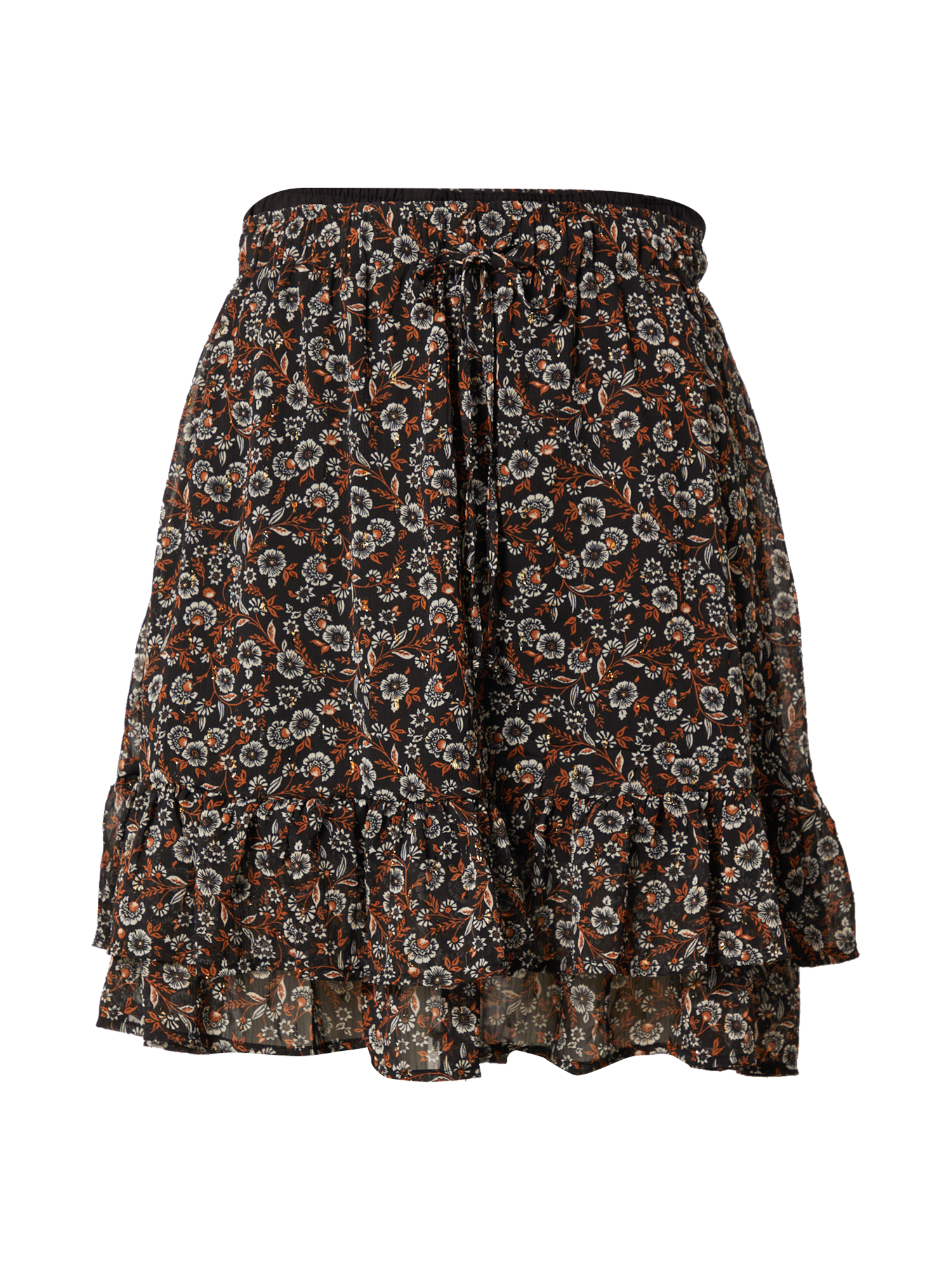 Donna Abbigliamento OUI Gonna in Nero Sfumato Donna Abbigliamento OUI Gonna in Nero Sfumato