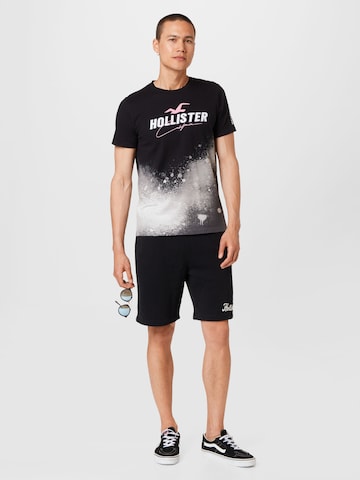 HOLLISTER Μπλουζάκι σε μαύρο