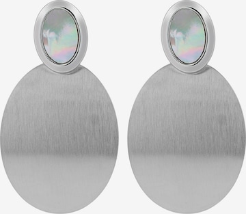 Akzent Earrings 'Valborga, langlebig' in Silver: front
